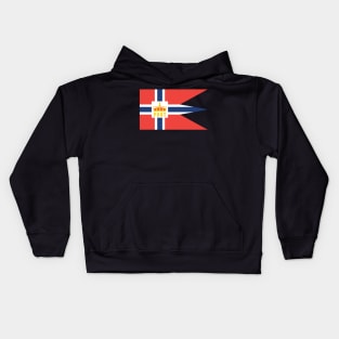 Postal flag of Norway Kids Hoodie